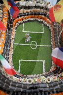 WM 2018 - FEATURE: Ein Fussballstadium aus Sushi