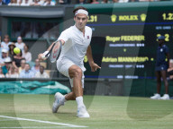 PEOPLE - Wimbledon: Roger Federer gegen Adrian Mannerino 