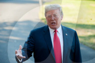 PEOPLE - Donald und Melania Trump verlassen Washington Richtung Europa