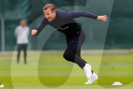 WM 2018 - England's Fussballmannschaft amüsiert sich bestens beim Training in Zelenogorsk