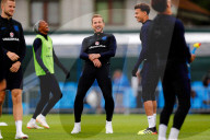 WM 2018 - England's Fussballmannschaft amüsiert sich bestens beim Training in Zelenogorsk
