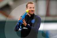 WM 2018 - England's Fussballmannschaft amüsiert sich bestens beim Training in Zelenogorsk