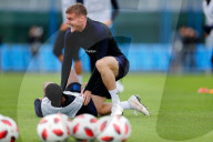 WM 2018 - England's Fussballmannschaft amüsiert sich bestens beim Training in Zelenogorsk