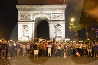 WM 2018 - Jubel auf der Champs Elysees in Paris