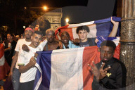 WM 2018 - Jubel auf der Champs Elysees in Paris