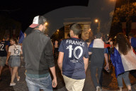 WM 2018 - Jubel auf der Champs Elysees in Paris