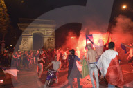 WM 2018 - Jubel auf der Champs Elysees in Paris