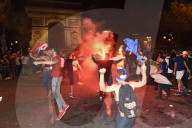 WM 2018 - Jubel auf der Champs Elysees in Paris