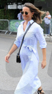 PEOPLE - Schwangere Pippa mit Bruder James Middleton in Wimbledon