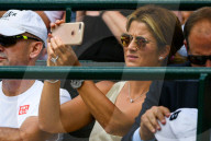 NEWS - Tennis Wimbledon: Roger Federer in Aktion gegen Kevin Anderson