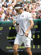 PEOPLE - Wimbledon: Roger Federer verliert gegen Kevin Anderson 