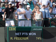 PEOPLE - Wimbledon: Federer gegen Anderson - Mirka leidet auf der Tribüne