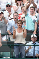 PEOPLE - Wimbledon: Federer gegen Anderson - Mirka leidet auf der Tribüne