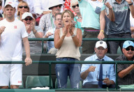 PEOPLE - Wimbledon: Federer gegen Anderson - Mirka leidet auf der Tribüne
