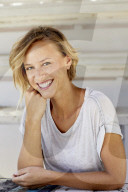 Portrait of a young Woman wearing a T-Shirt