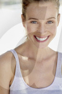 Portrait of a young Woman with Freckles