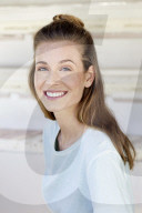 Portrait of a young Woman with Freckles