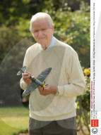 Wing Commander Tom Neil, DFC AFC home in Bungay, Suffolk, Britain - 20 Aug 2009