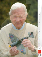Wing Commander Tom Neil, DFC AFC home in Bungay, Suffolk, Britain - 20 Aug 2009