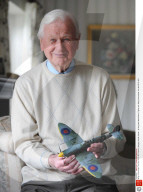 Wing Commander Tom Neil, DFC AFC home in Bungay, Suffolk, Britain - 20 Aug 2009