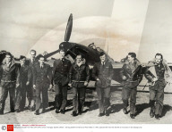 Wing Commander Tom Neil, DFC AFC home in Bungay, Suffolk, Britain - 20 Aug 2009