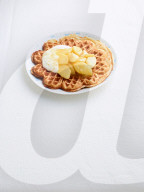 Marzipanwaffeln, Marzipan Waffles