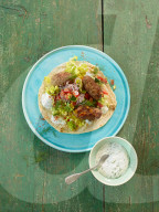 Köfte mit Salat, Kofta with Salad