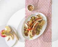 Linsen-Apfel-Salat, Lentil Apple Salad