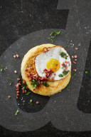 Hefe-Kartoffel-Reibekuchen (Pickert), Yeast and potato pancake