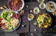 Variants of winter salad