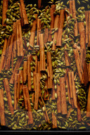 Cinnamon Sticks and Cardamon