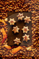 Orangenstern, Star-shaped Orange Cookies
