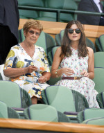PEOPLE - Tennisbegeisterte Prominenz in Wimbledon