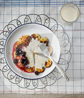Kakao-Marzipan-Waffeln, Cocoa and marzipan waffles