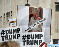 NEWS - "Bring the Noise March": Trump Protest in London