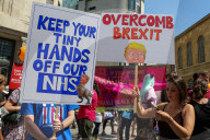 NEWS - "Bring the Noise March": Trump Protest in London