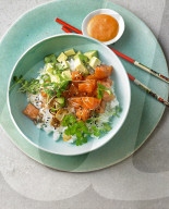 Poké mit Lachs, Poké with salmon