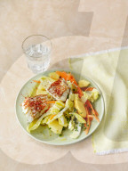 Chinakohl-Ananas-Salat, Chinese Cabbage with Pineapple 