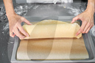 Step 3, Birnen-Tarte, Step 3, Pear Tart, Rolling Dough 