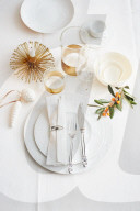 Tischdeko Weihnachtsmenü, Table decoration Christmas menu