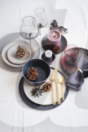 Tischdeko Weihnachtsmenü, Table decoration Christmas Menu