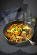 Geflügel-Curry-Eintopf, Poultry curry stew