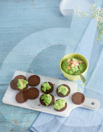 Erbsen-Lachs-Creme, Pea Salmon Mousse 
