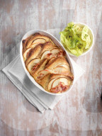 Pikanter Scheiterhaufen, Cooked Dessert with Apples and Bacon