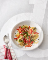 Linguine mit Tunfisch, Linguine with Tuna
