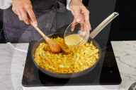 Step Ananas-Maulwurf Torte, Step Pineapple Pie