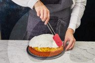 Step Ananas-Maulwurf Torte, Step Pineapple Pie