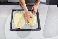 Step 1, Low Carb Flammkuchenboden, Step 1, Low Carb Tarte Flambee Base