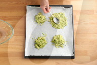 Step 3, Gefüllte Zucchini-Tortillas, Step 3, Stuffed Zucchini Tortillas, Dipping Fritters on 