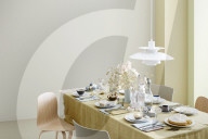 Golden easter decoration